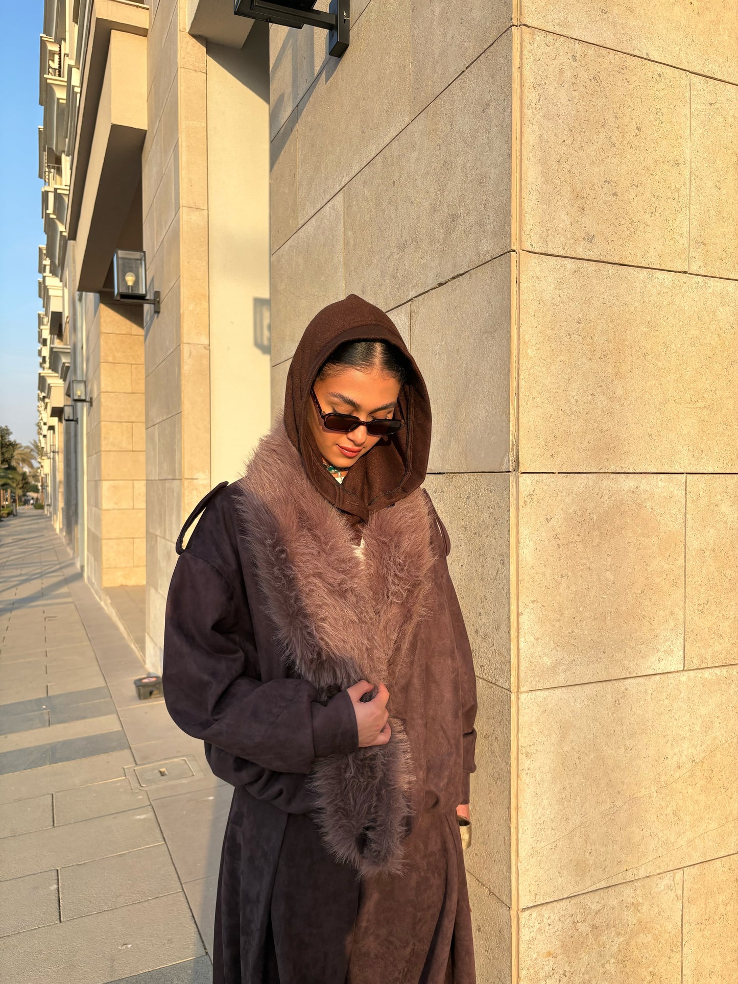 Fur Suede Jacket