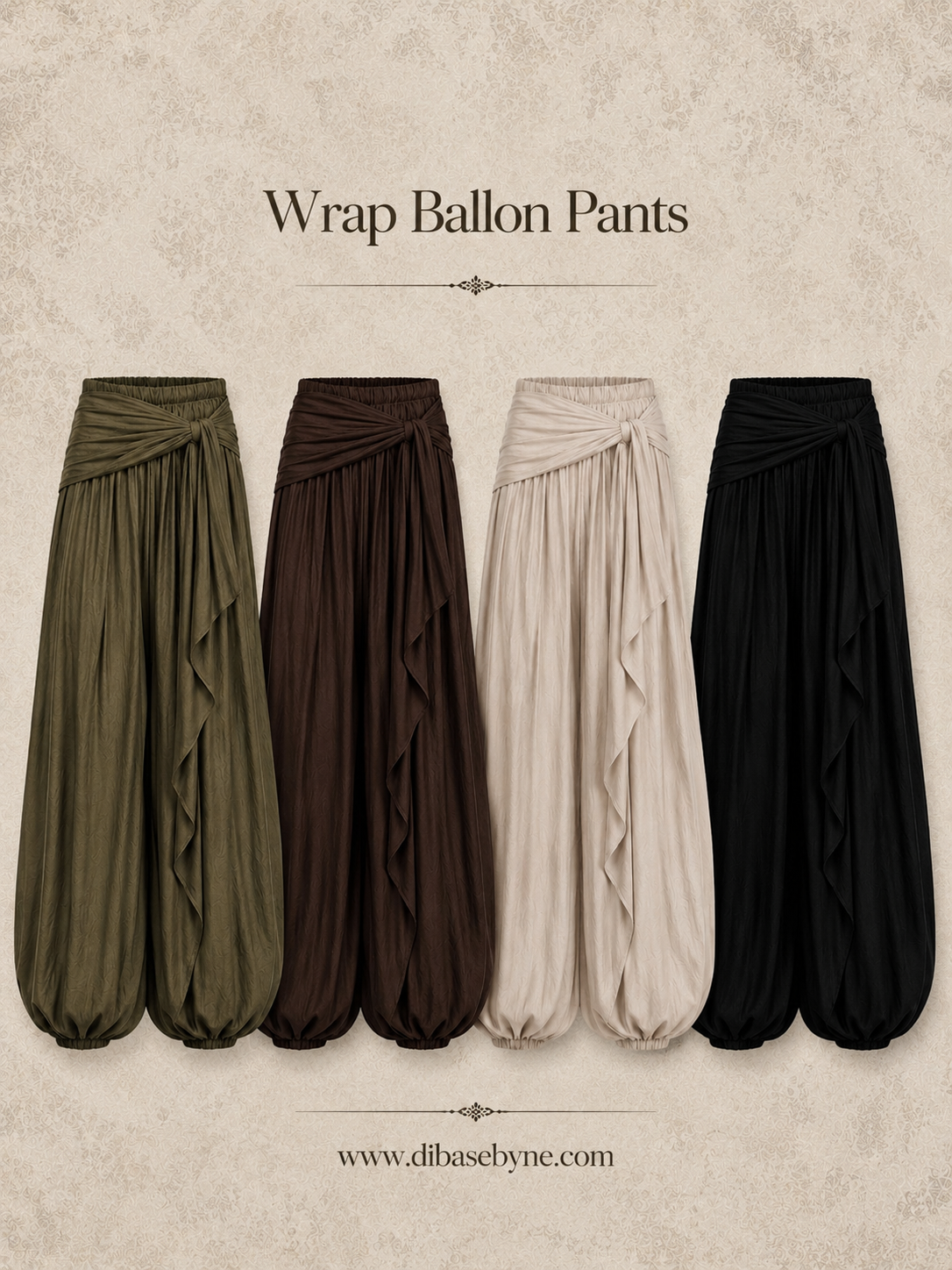 Wrap Ballon Pants