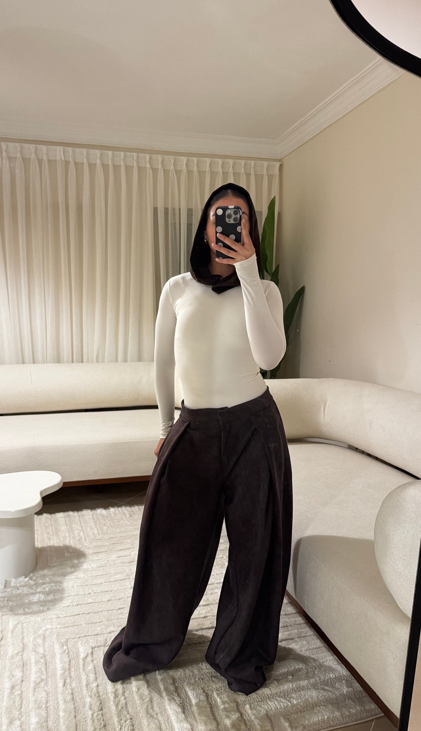 Suede Pants