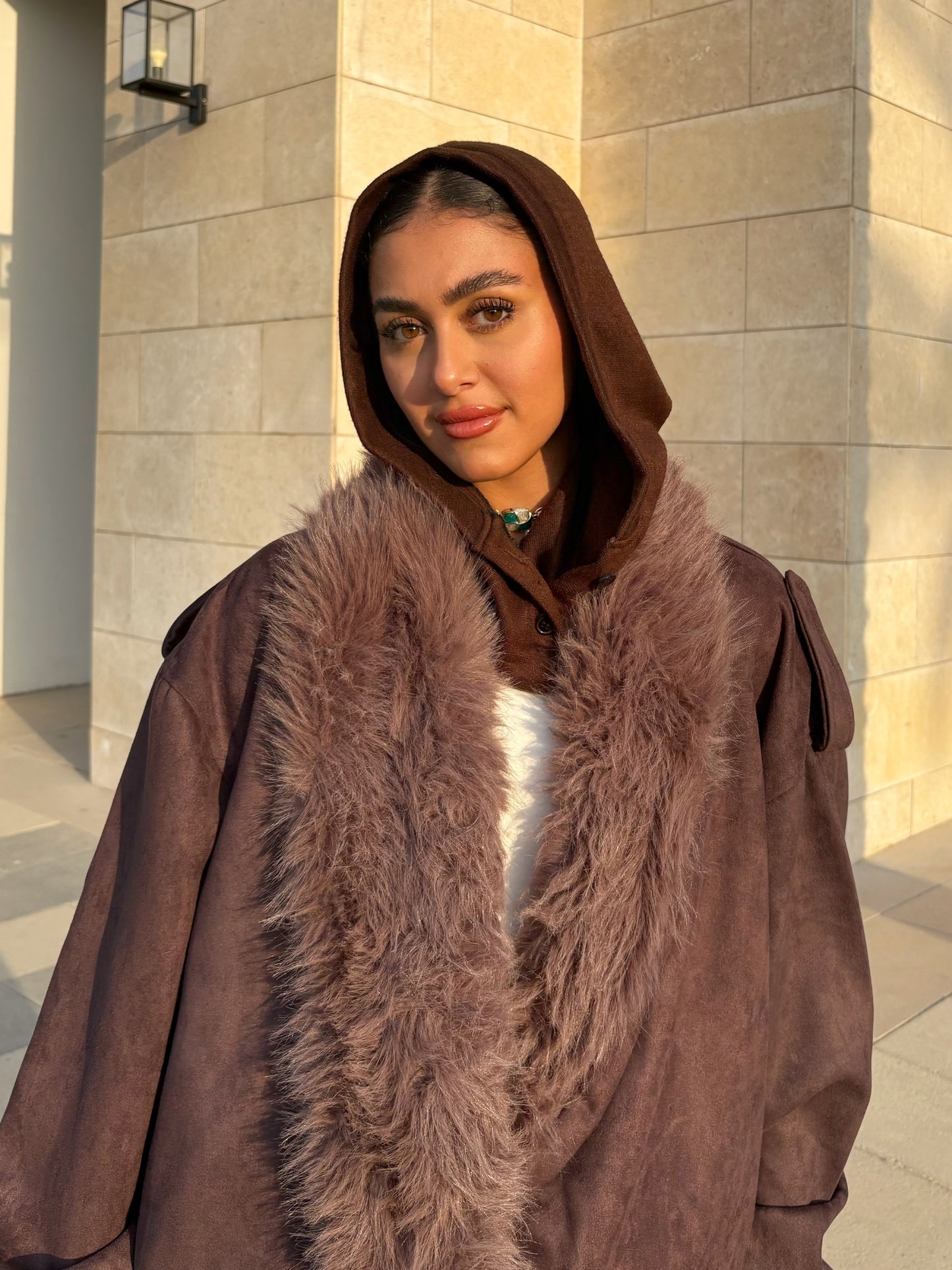 Fur Suede Jacket