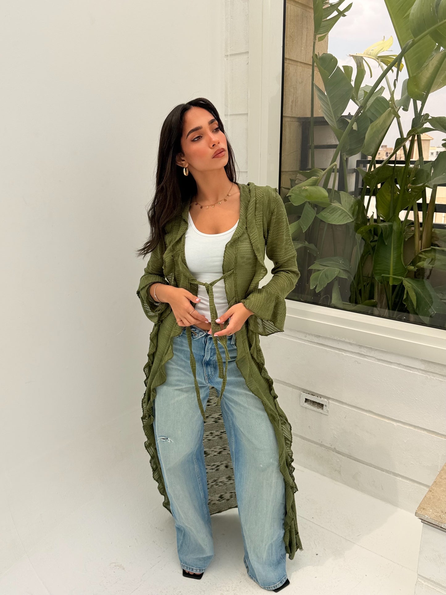 The Ruffles Cardigan