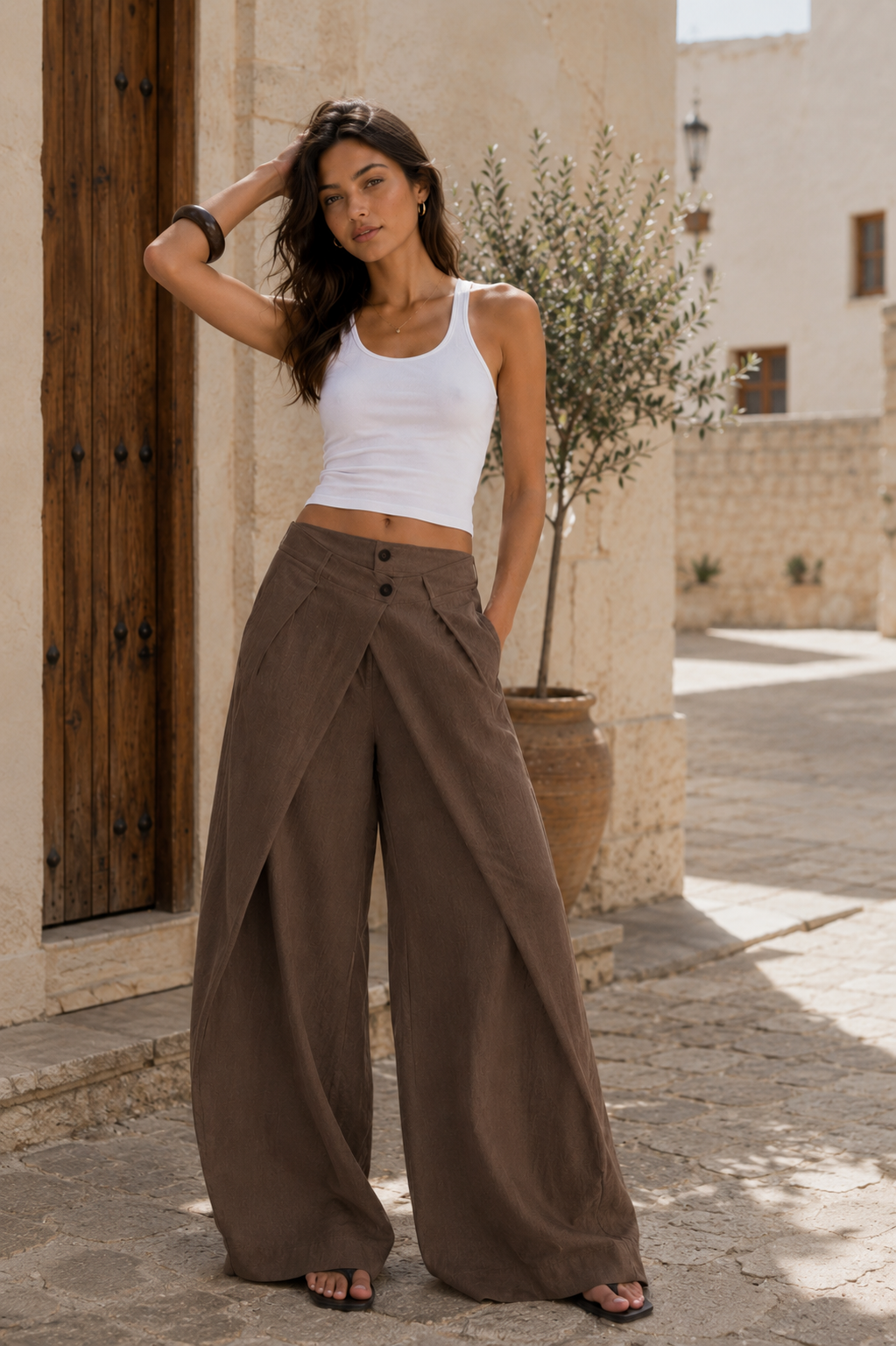 V. Linen Pants